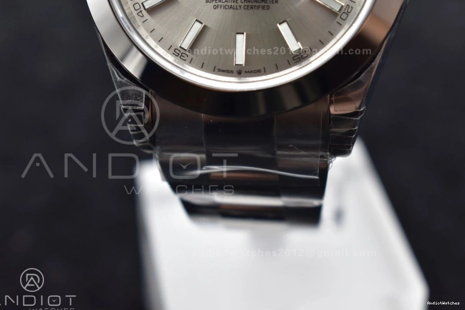 Silver 1:1 Bracelet Dial 126330 904L VS Edition SS 593 Oyster on Snug Best DateJust 41 VSF 0518